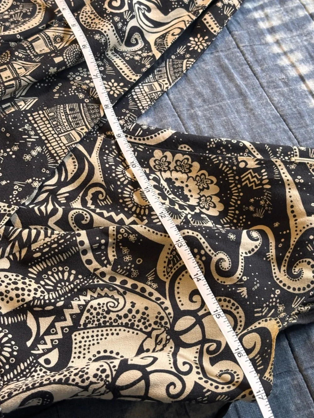 🌸 Moulinette Soeur Size 4 Anthropologie Swirling Villages Surplice Dress